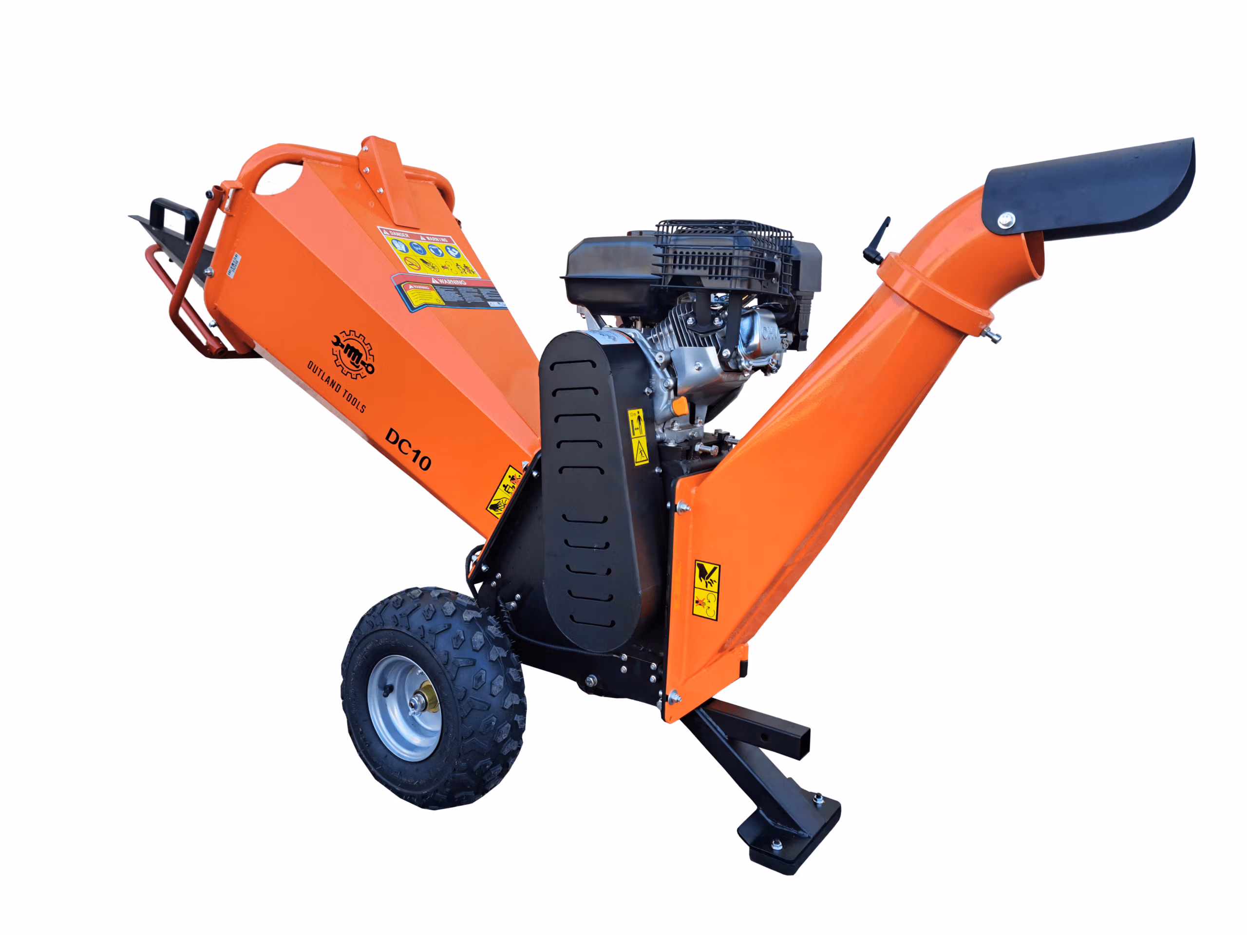 Wood Chipper Outland Tools DC10 Petrol 212cc 10cm Capacity Big Drum! - Image 12