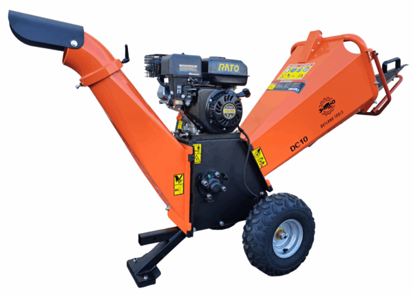 Wood Chipper Outland Tools DC10 Petrol 212cc 10cm Capacity Big Drum!