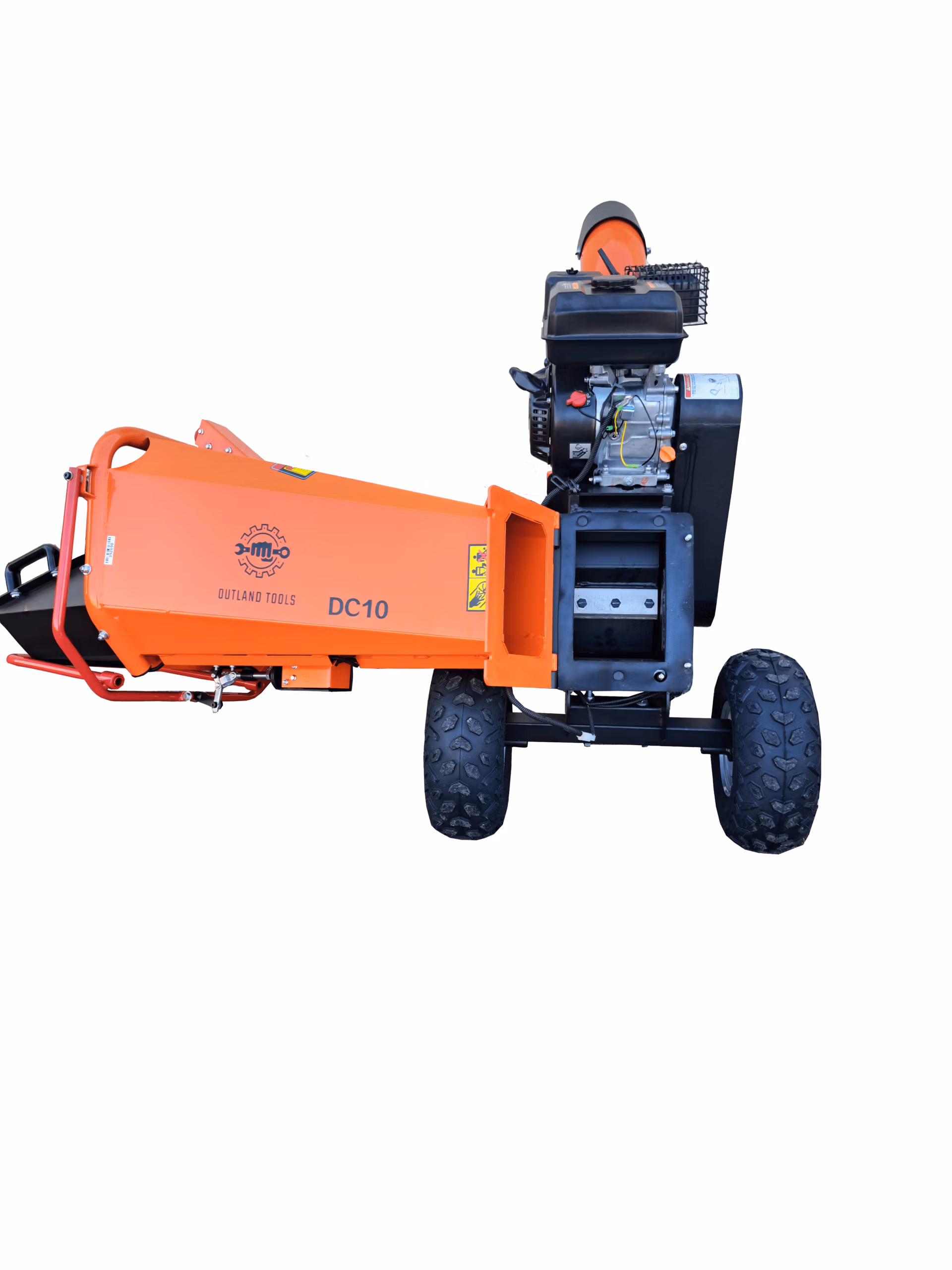 Wood Chipper Outland Tools DC10 Petrol 212cc 10cm Capacity Big Drum! - Image 6