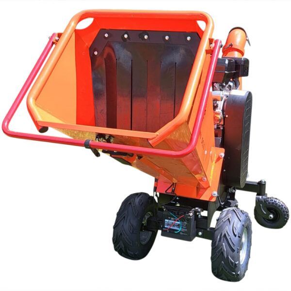 Wood Chipper Outland Tools DC15 Petrol 420cc E-Start 15cm Capacity Big Drum! - Image 2