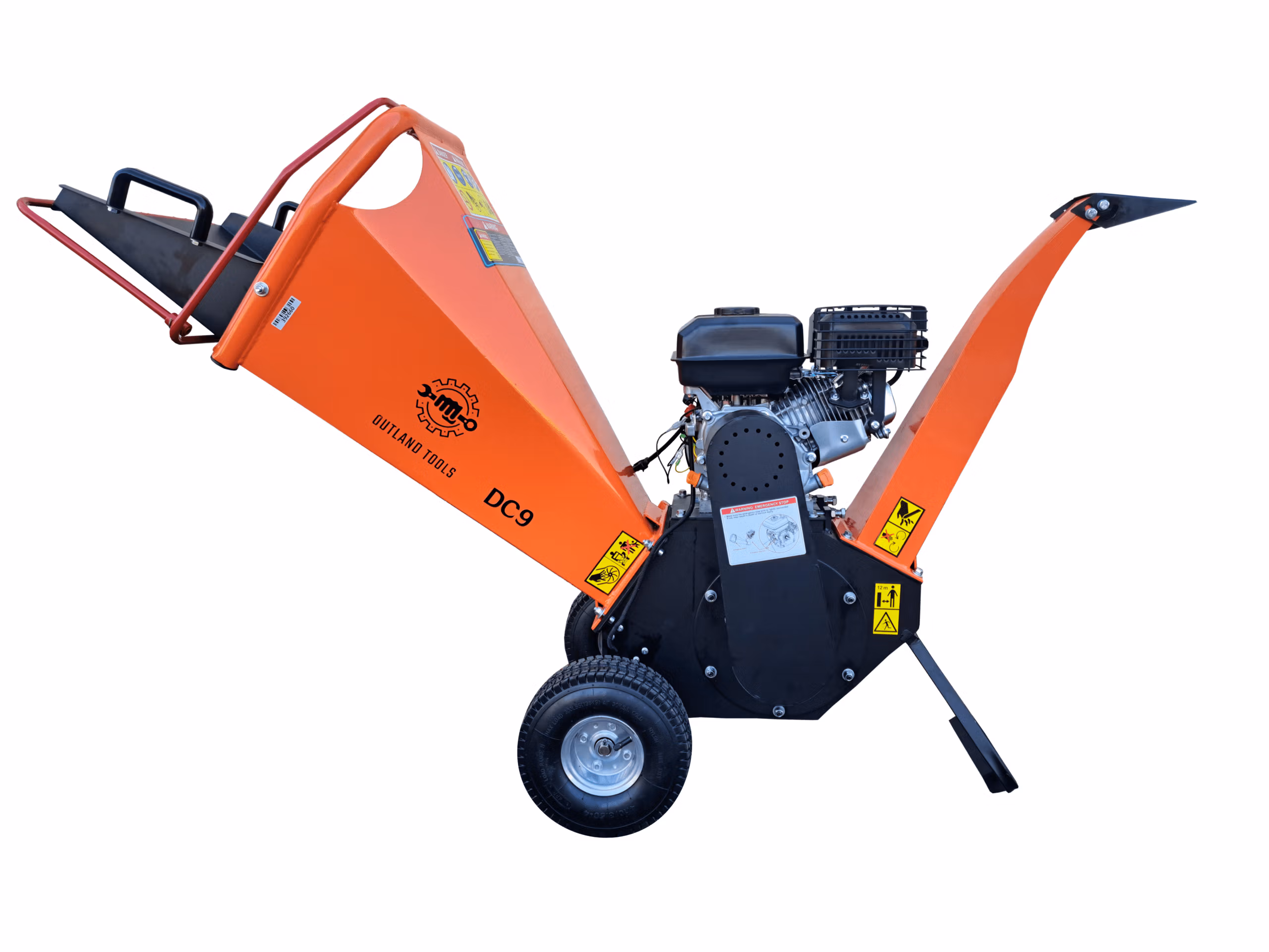 Wood Chipper Outland Tools DC9 Petrol 212cc 10cm Capacity - Image 6