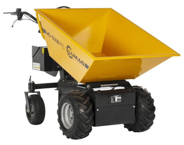 Mini dumper electric power barrow Lumag MD500EPROH premium battery dumper Hydraulic Tip