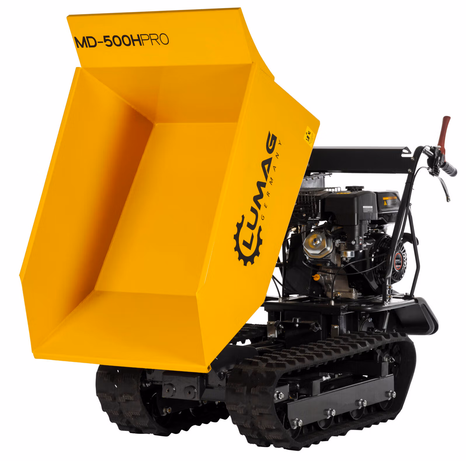 Mini Dumper hydrualic tip power barrow Lumag MD500HPRO 500kg Japanese Gearbox 6+2