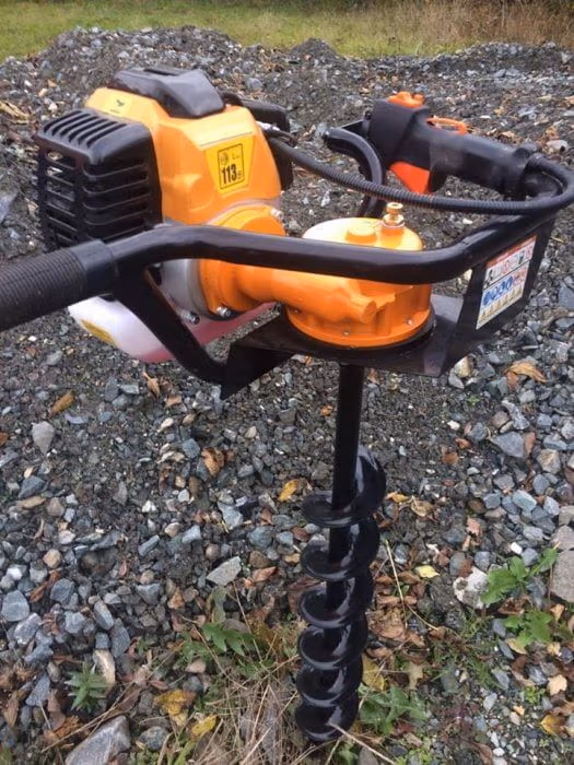 Post Hole Borer / Auger Set Lumag EB520G with 3 augers 100mm 150mm and 200mm - Image 3