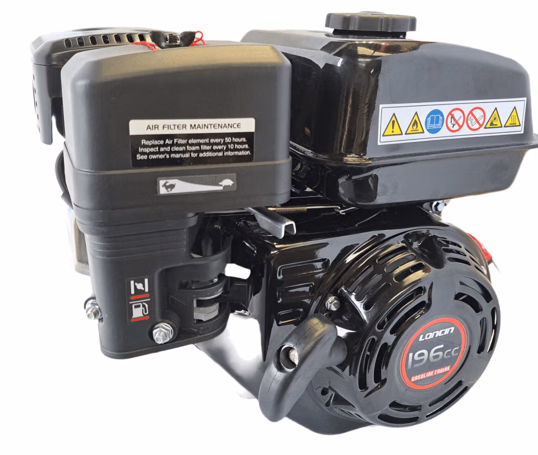 Loncin Engine G200F-EP Petrol Engine 3/4" Parallel Output Shaft Can replace Honda GX160 & GX200 Electric Start