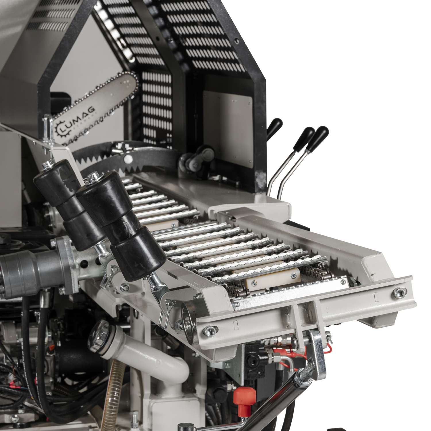 Firewood processor Petrol Firewood porcessor 12-ton splitter 38cm cut with Hydraulic controls Lumag SSA40012PROG - Image 3