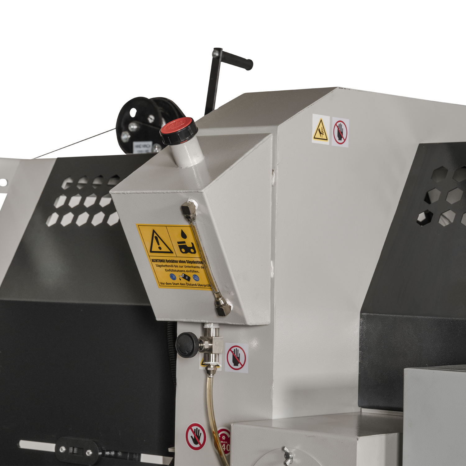 Firewood processor Petrol Firewood porcessor 12-ton splitter 38cm cut with Hydraulic controls Lumag SSA40012PROG - Image 6