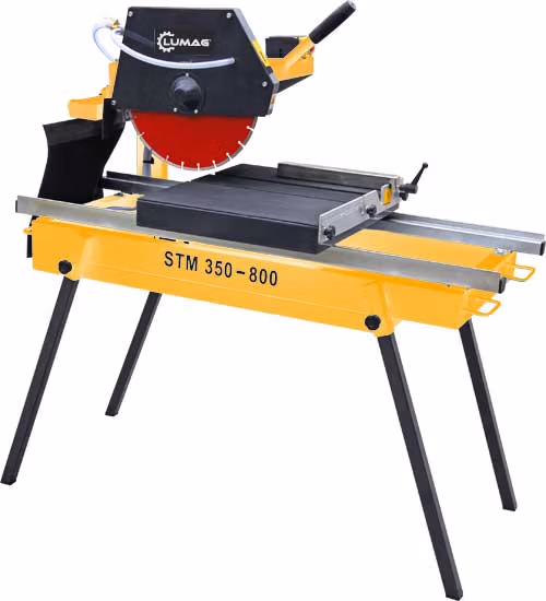 Masonary Saw Bench Stone Cutting Saw 80cm cut 35cm Blade Lumag STM350-800