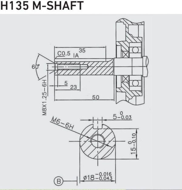 Loncin Engine H135 M 18mm Shaft Petrol Engine Can Replace Honda GX120 - Image 3