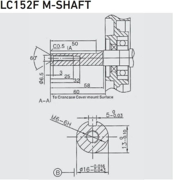 Loncin Engine LC152F-M5 79cc 15mm Shaft Can replace Honda GX100* - Image 8