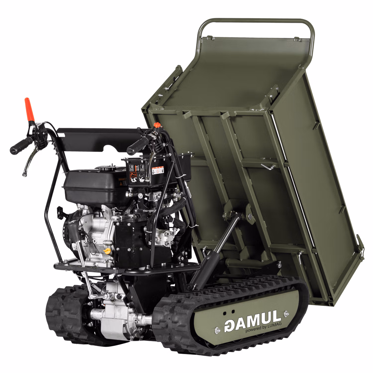 Mini Dumper / Power barrow 500kg capacity hydraulic tip GAMUL D5H 3+1 Gearbox - Image 3