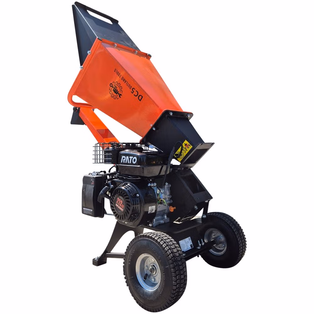 Wood Chipper Outland Tools DC5 Petrol 212cc 5cm Capacity - Image 5