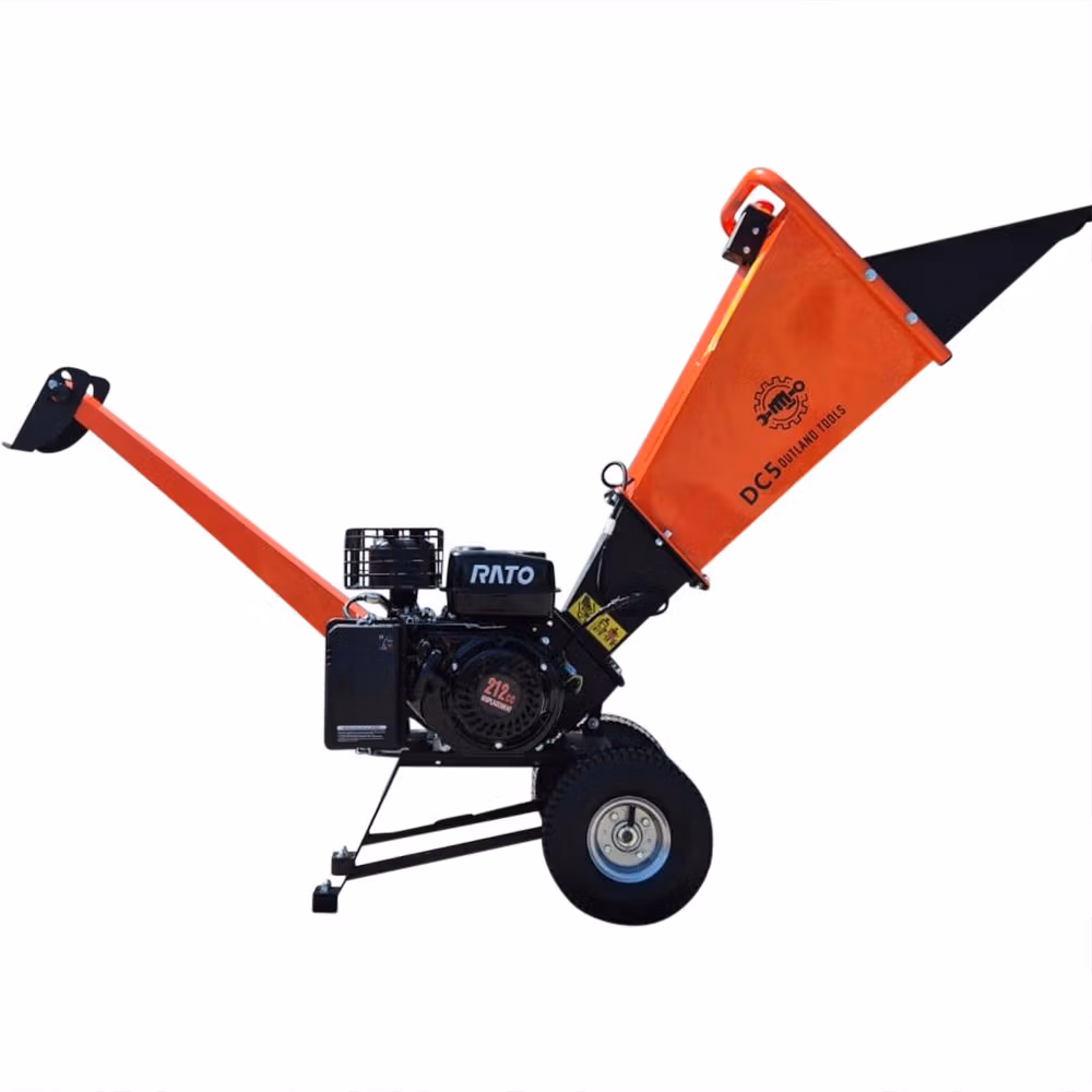 Wood Chipper Outland Tools DC5 Petrol 212cc 5cm Capacity - Image 10