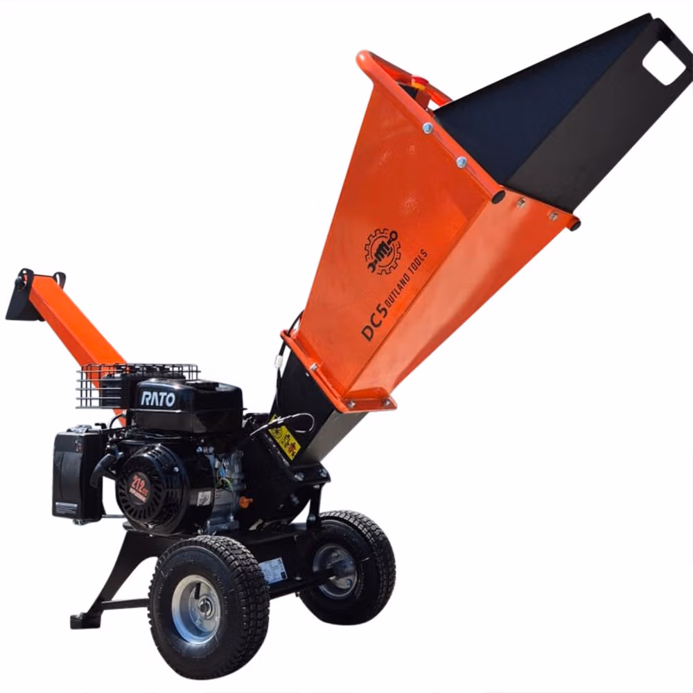 Wood Chipper Outland Tools DC5 Petrol 212cc 5cm Capacity - Image 9