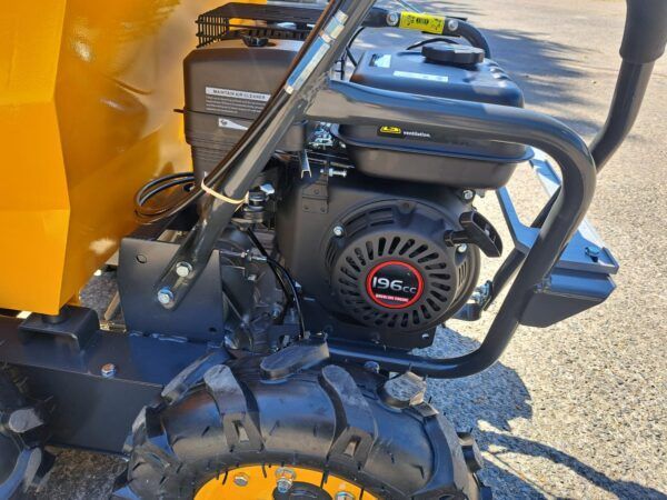 Mini Dumper 4 Wheel Drive Power Barrow NDMachine D-30W 300kg capacity Petrol engine - Image 4