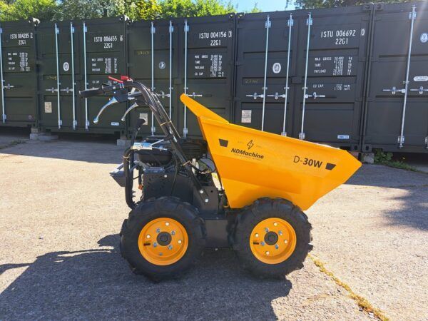 Mini Dumper 4 Wheel Drive Power Barrow NDMachine D-30W 300kg capacity Petrol engine - Image 6
