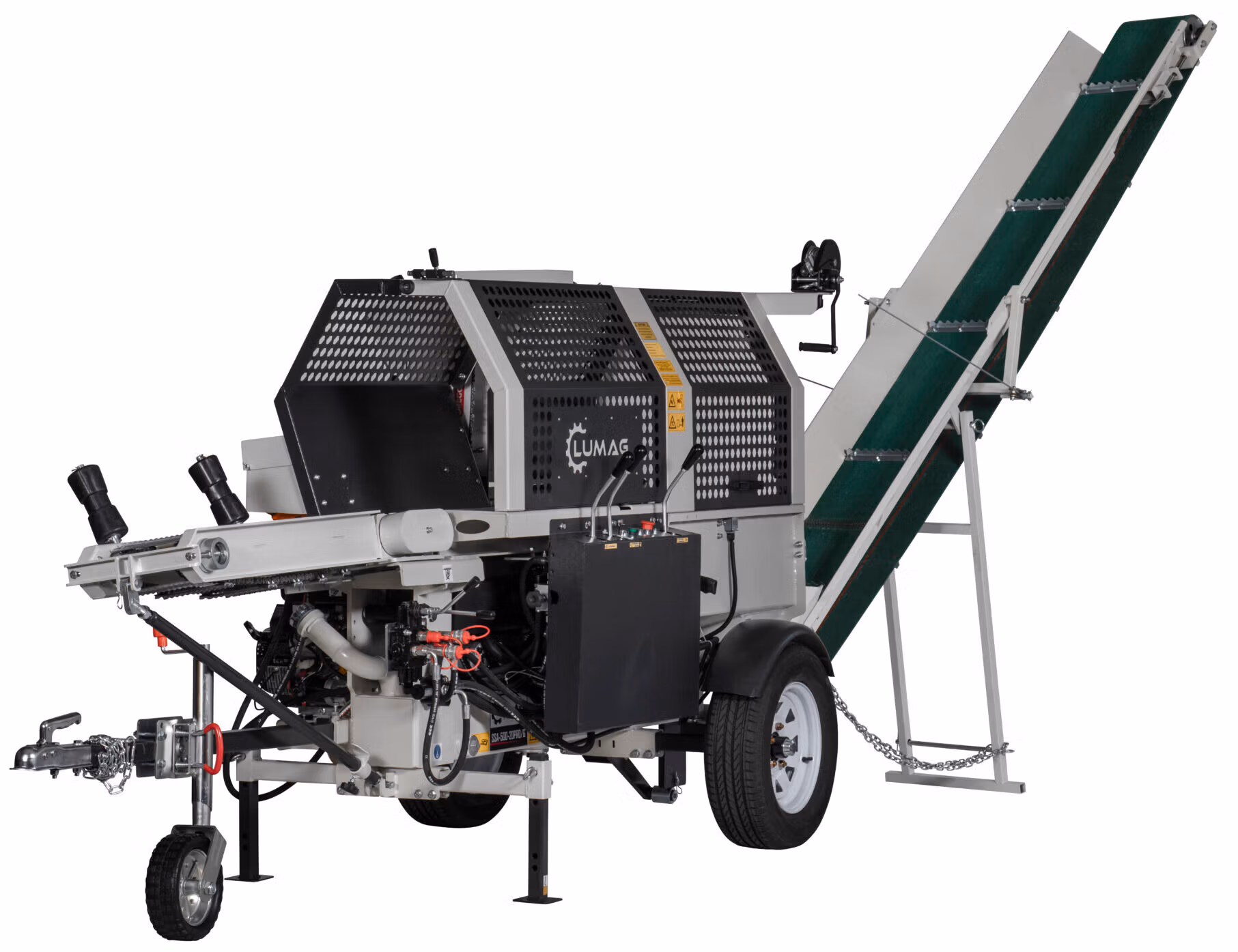 Firewood processor Petrol 20ton splitter 50cm cut with Hydraulic controls Lumag SSA50020PROG
