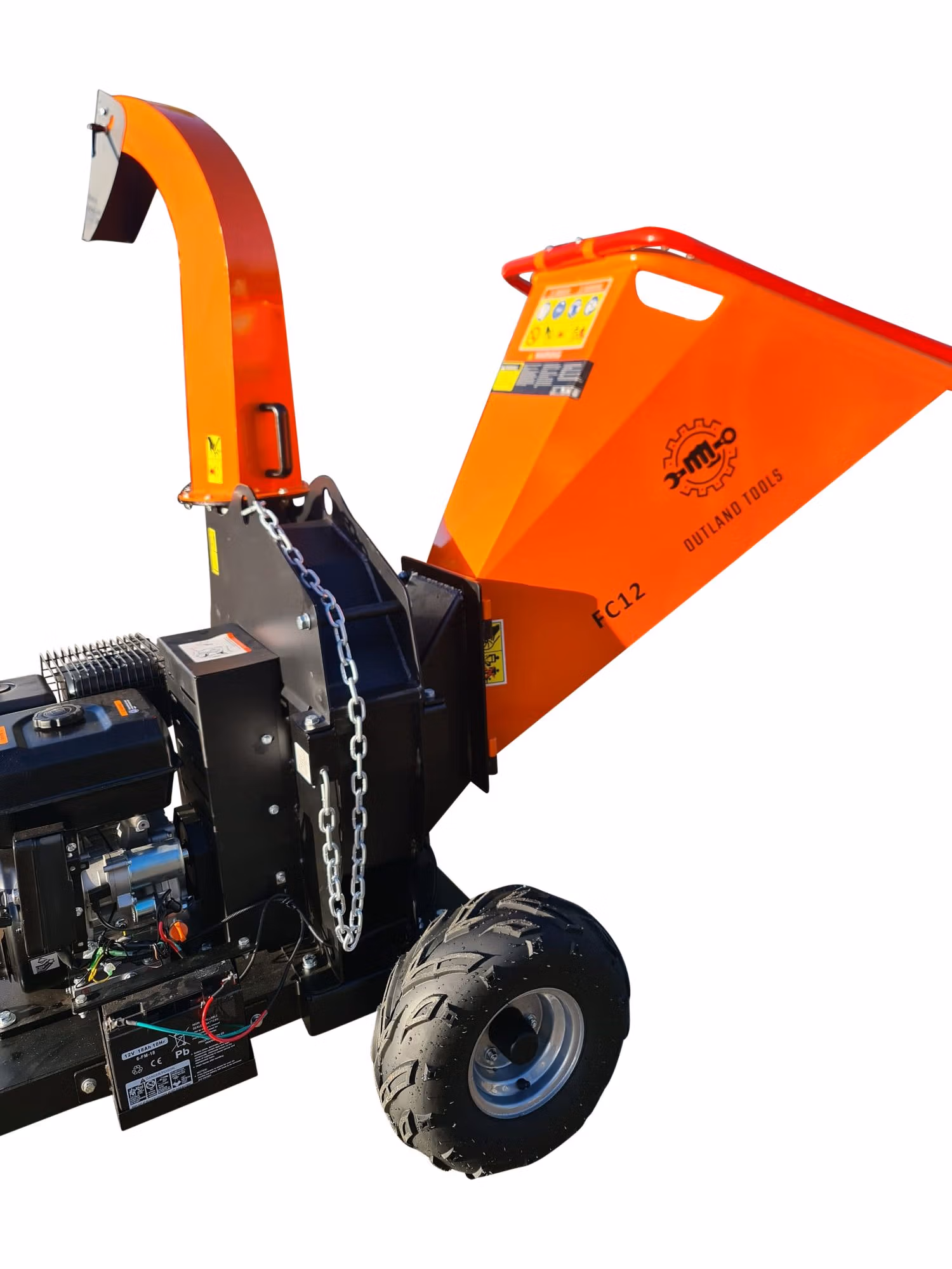 Wood Chipper / Shredder Flywheel chipper Outland Tools FC12 15hp Petrol - Image 7