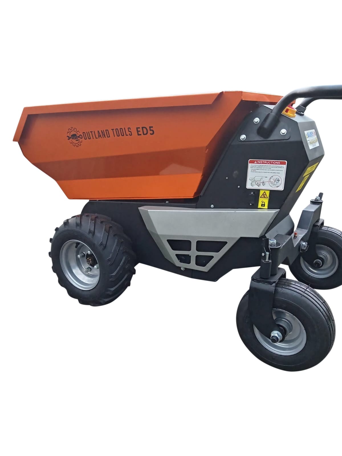 Mini Dumper electric power barrow 48V Outland Tools ED5 with Power Tip 500KG Capacity - Image 2