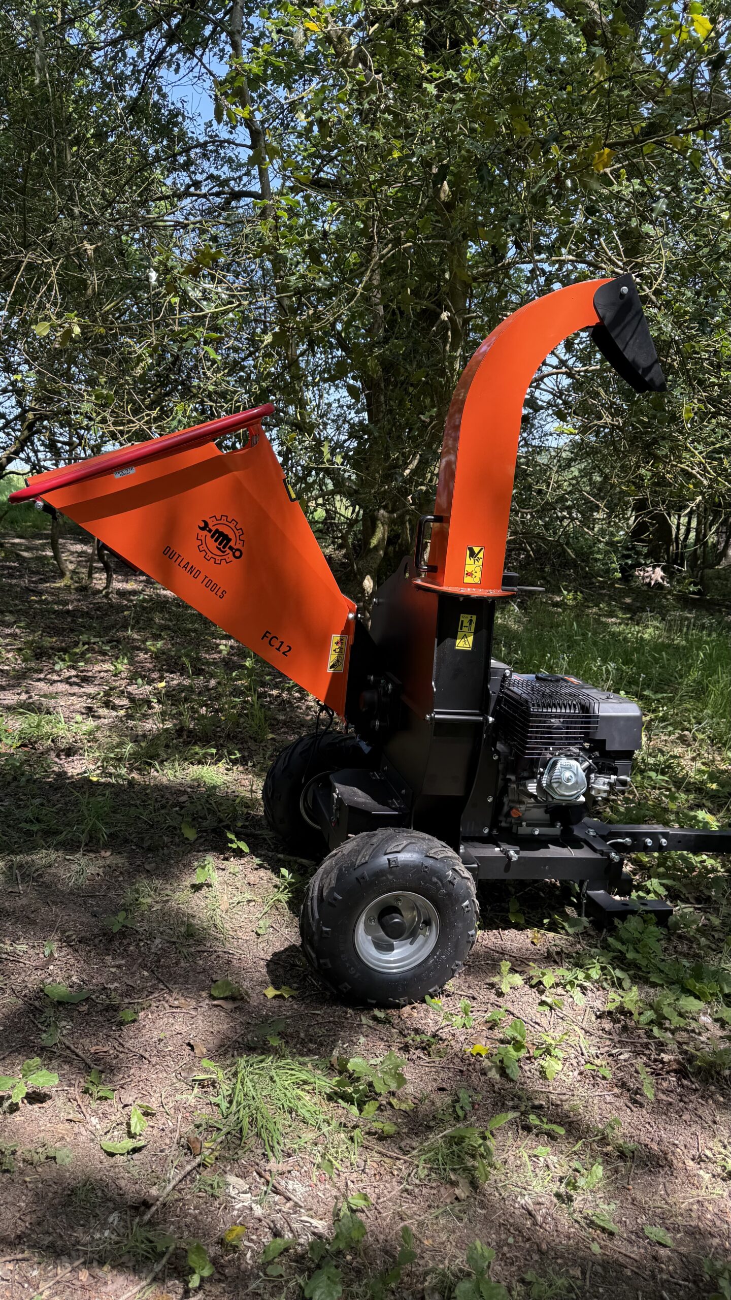 Wood Chipper / Shredder Flywheel chipper Outland Tools FC12 15hp Petrol - Image 2