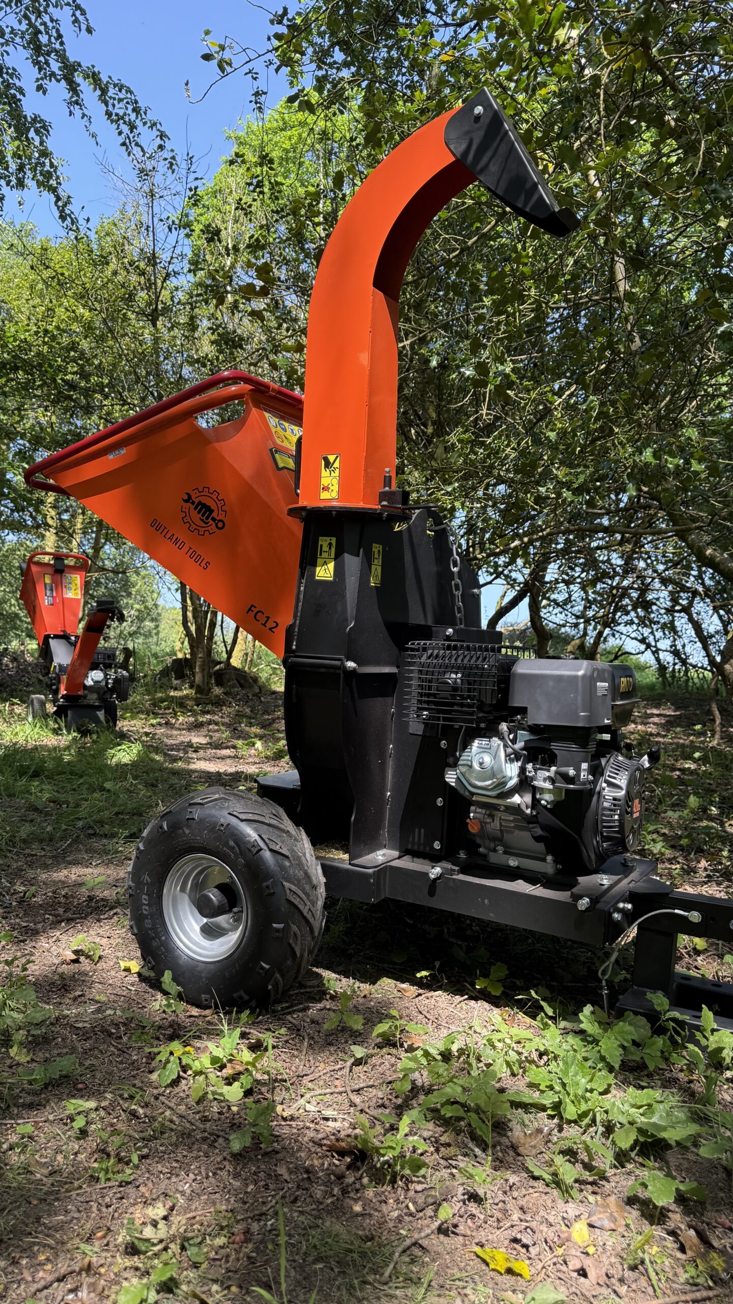 Wood Chipper / Shredder Flywheel chipper Outland Tools FC12 15hp Petrol - Image 6