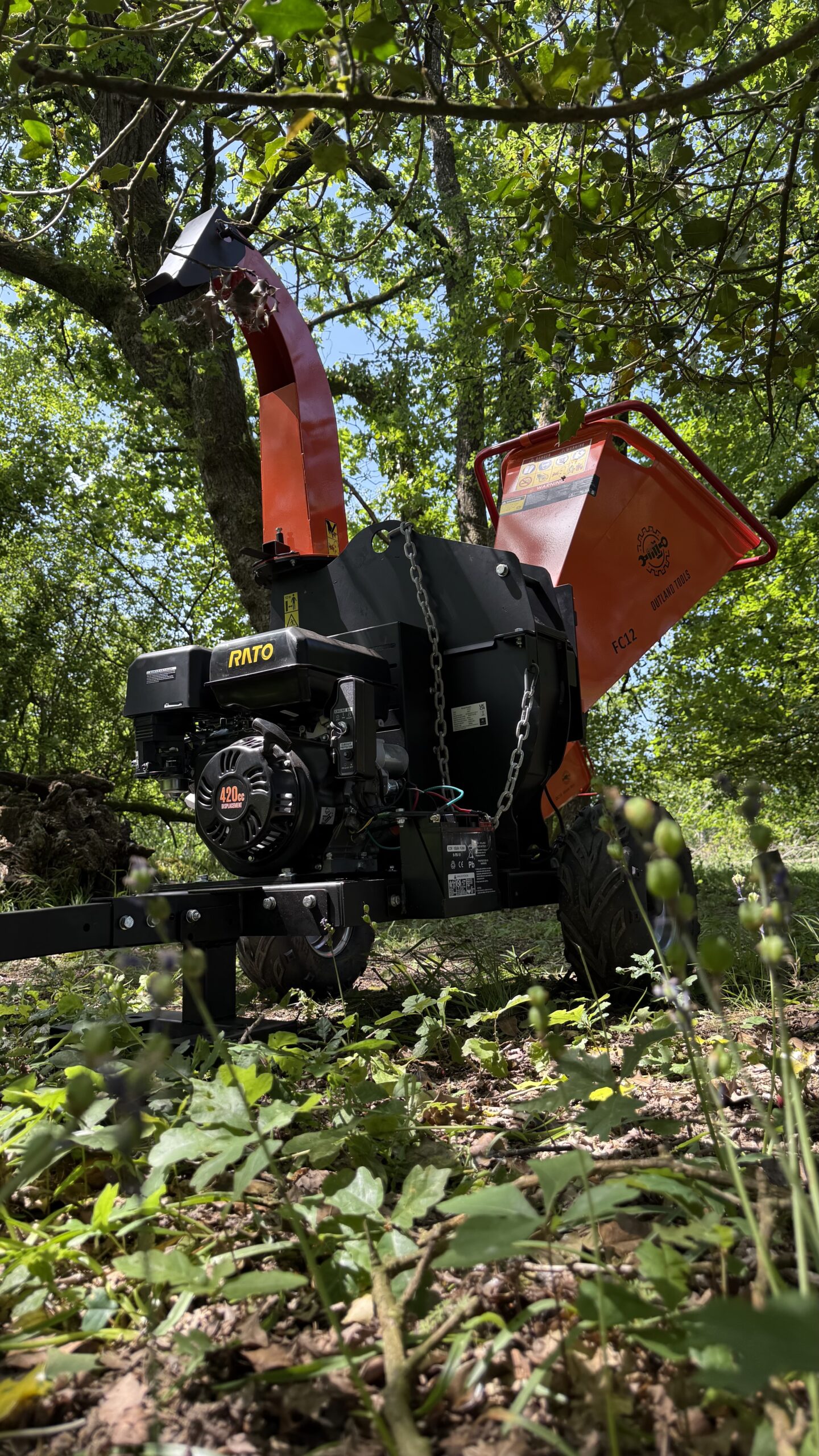 Wood Chipper / Shredder Flywheel chipper Outland Tools FC12 15hp Petrol - Image 7