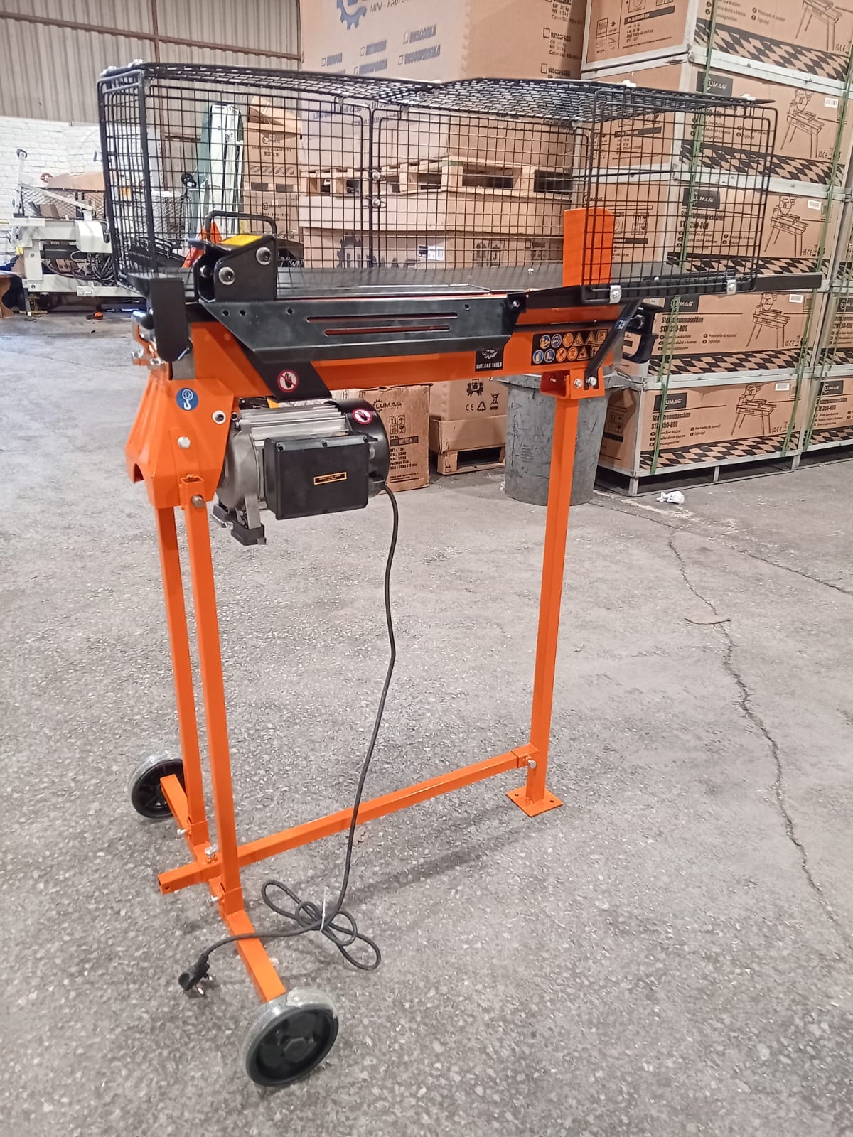 6 Ton Electric Log Splitter Heavy Duty Compact Size Hydraulic Wood Splitter FREE Stand! - Image 2