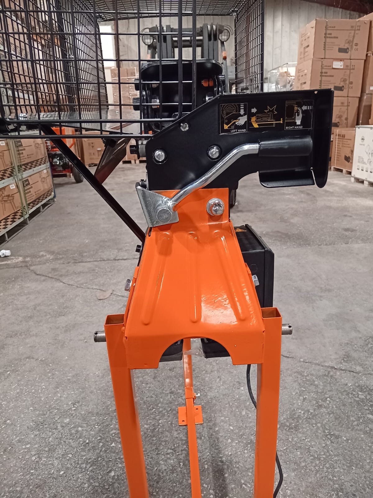 6 Ton Electric Log Splitter Heavy Duty Compact Size Hydraulic Wood Splitter FREE Stand! - Image 8