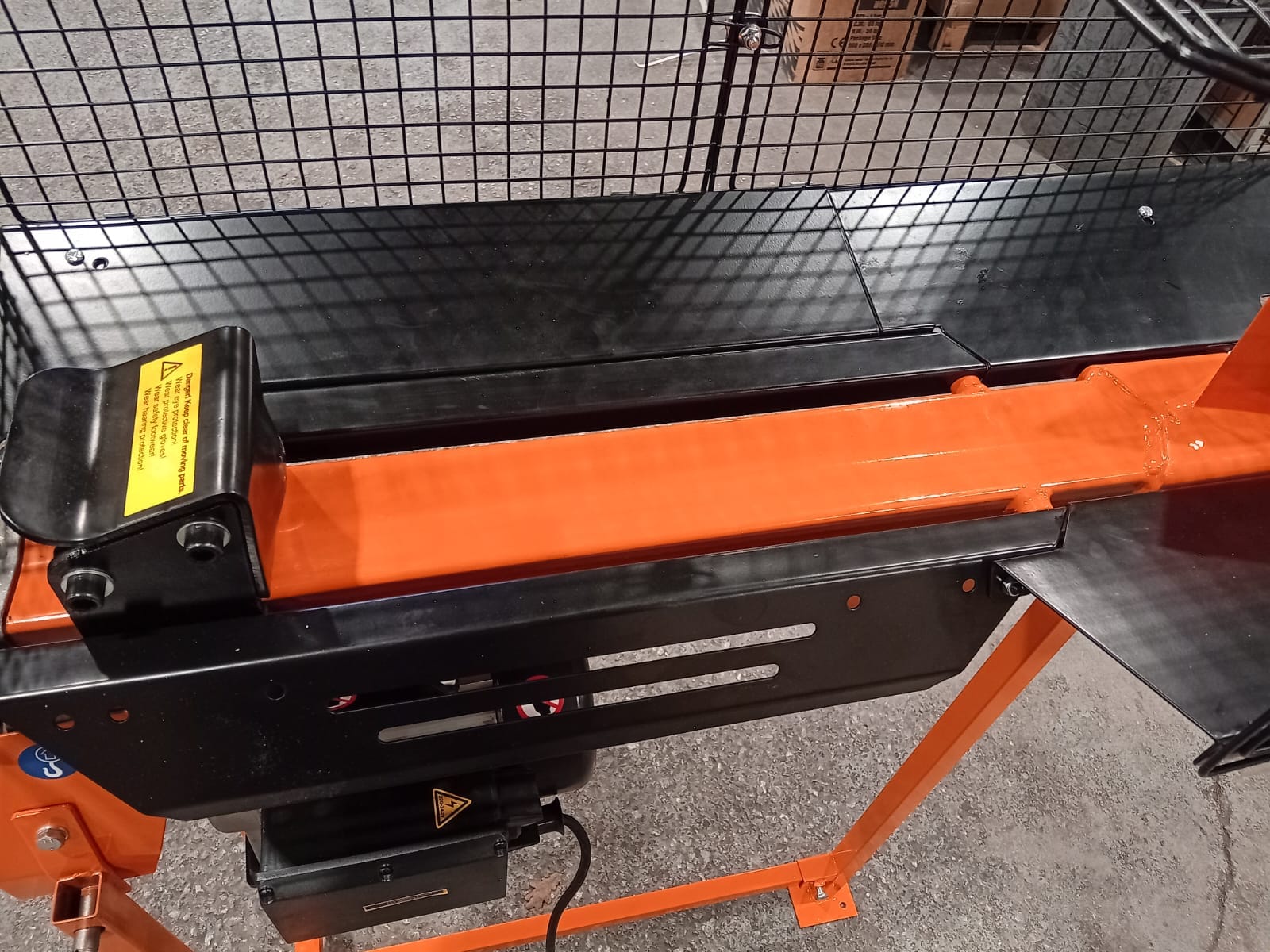 6 Ton Electric Log Splitter Heavy Duty Compact Size Hydraulic Wood Splitter FREE Stand! - Image 9