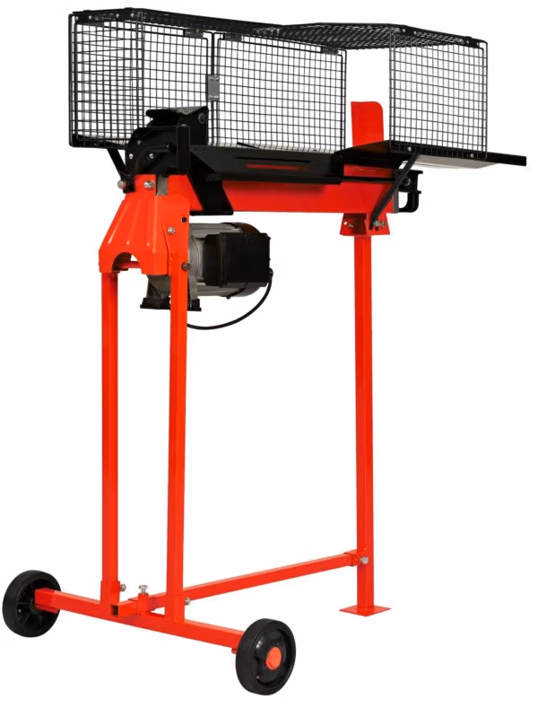 6 Ton Electric Log Splitter Heavy Duty Compact Size Hydraulic Wood Splitter FREE Stand!