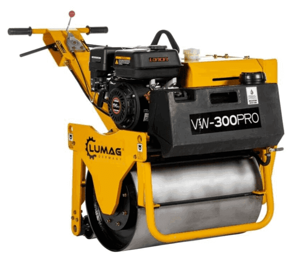 Single drum pedestian Vibrating roller Lumag Germany VW300PRO 196cc petrol
