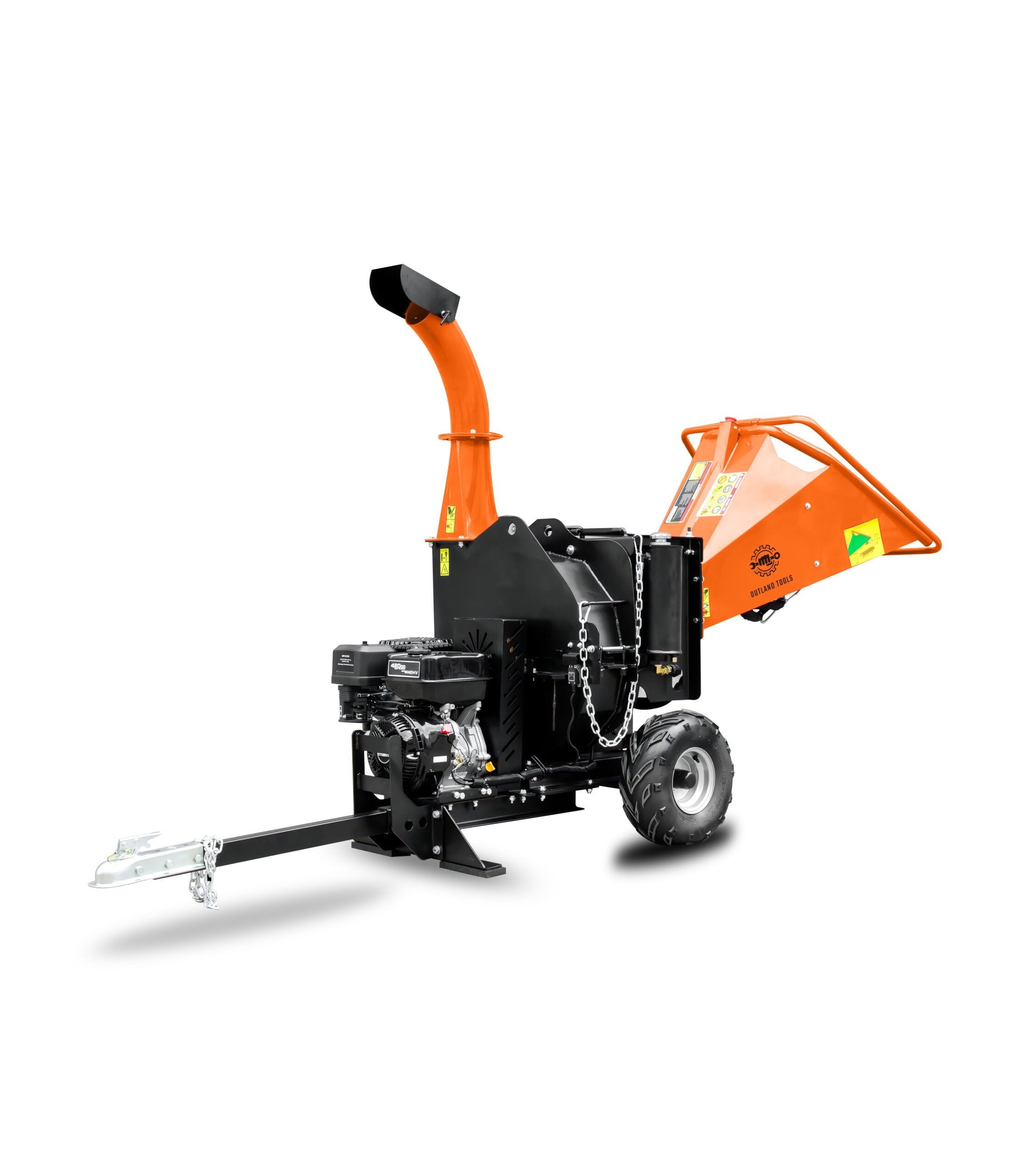 Wood Chipper / Shredder Outland Tools FC15H 15hp Petrol Hydraulic in Feed. - Image 2