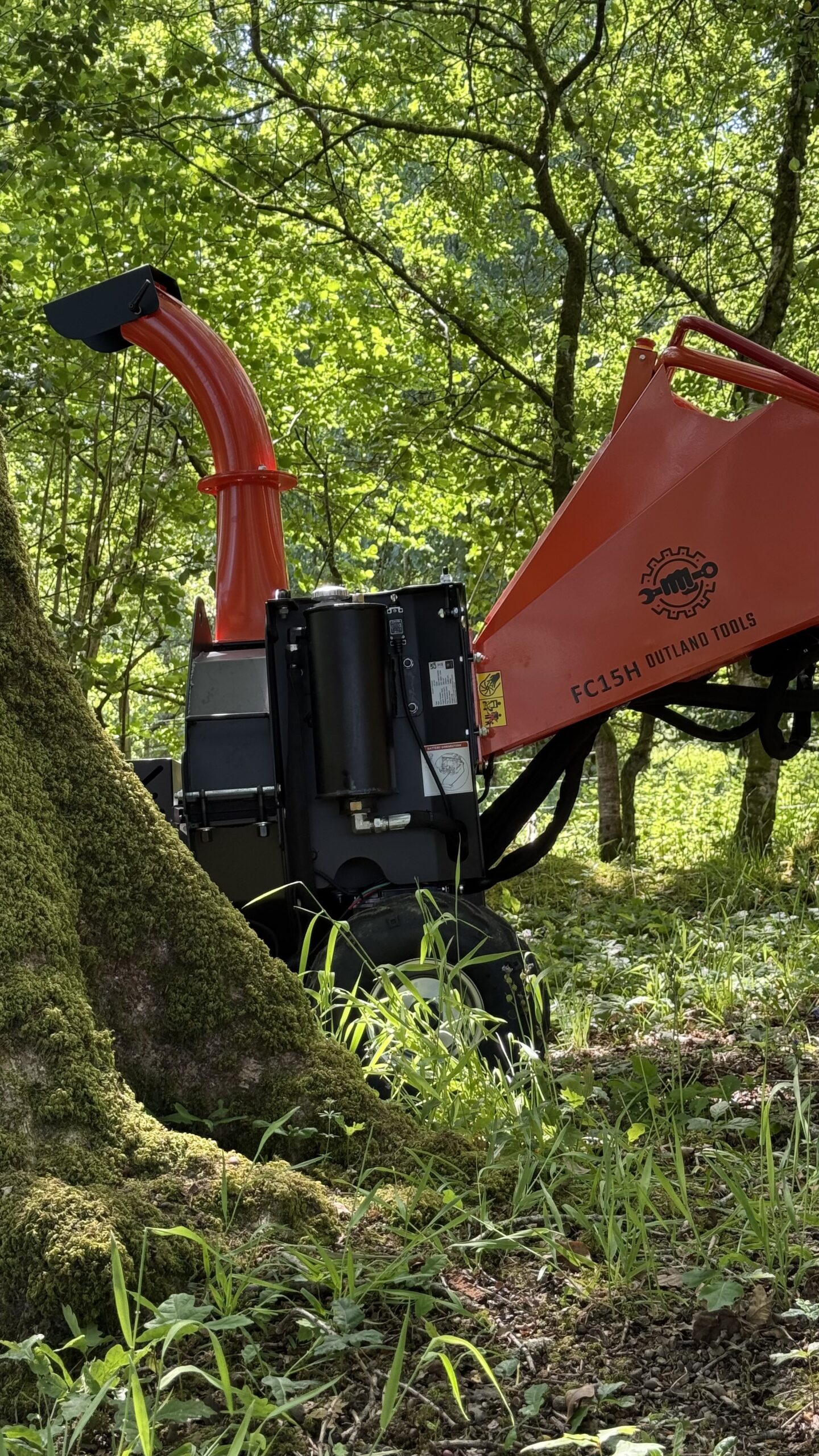 Wood Chipper / Shredder Outland Tools FC15H 15hp Petrol Hydraulic in Feed. - Image 18