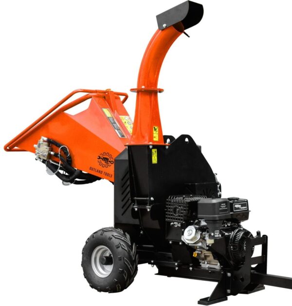 Wood Chipper / Shredder Outland Tools FC15H 15hp Petrol Hydraulic in Feed.