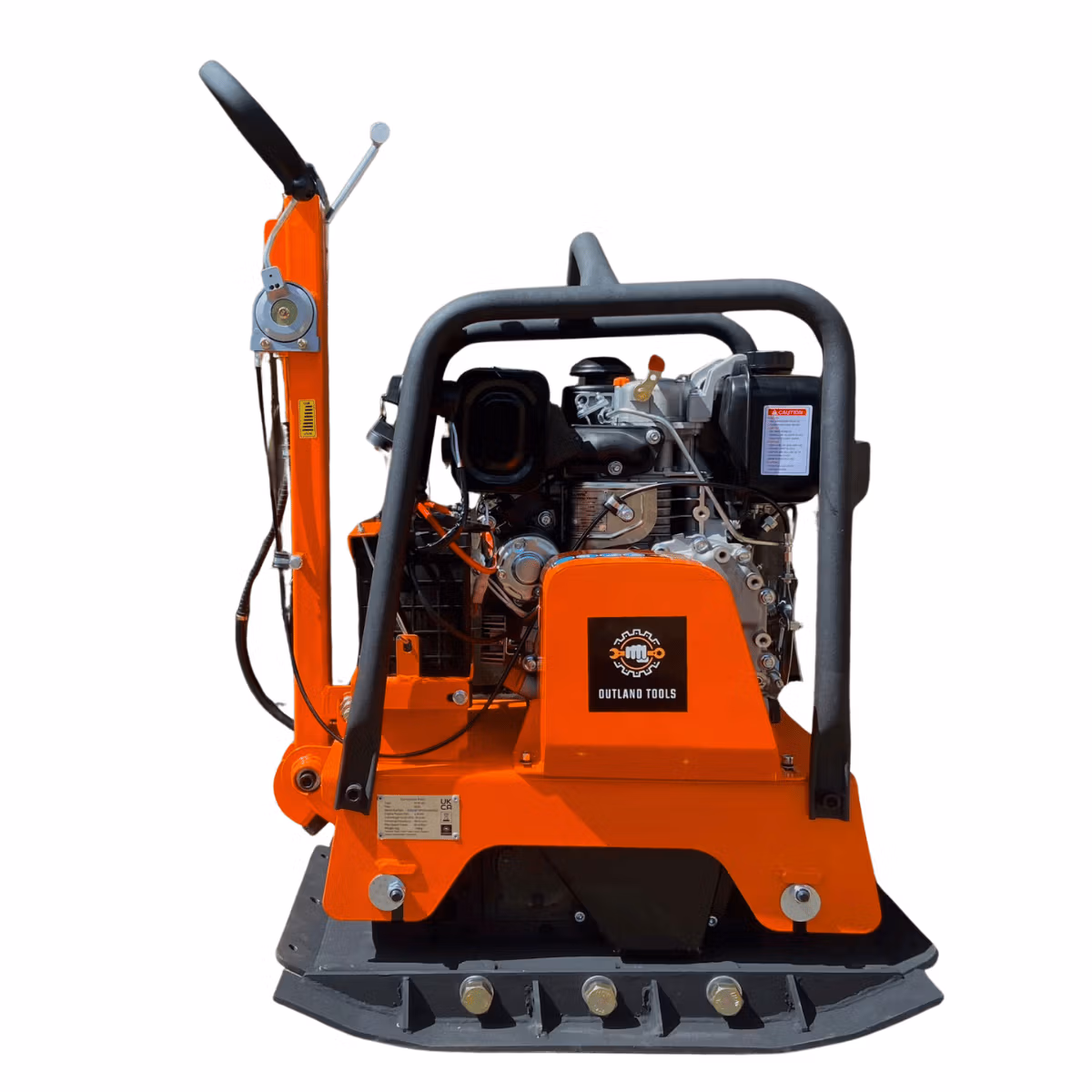 Forward and Reverse Diesel Wacker plate compactor plate Outland Tools PCR160D 30.5KN 270cc Diesel - Image 5