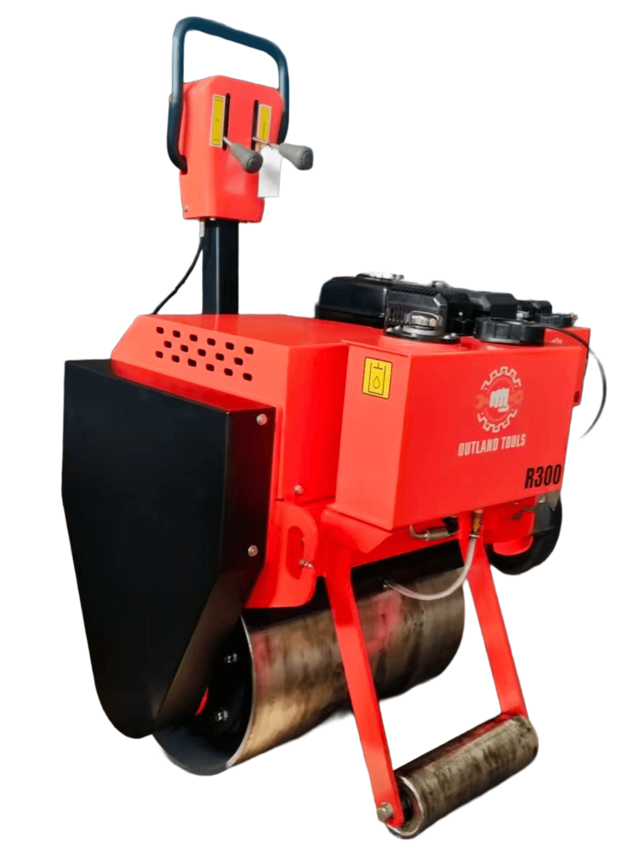 Single drum vibrating roller Petrol road roller Outland Tools R300