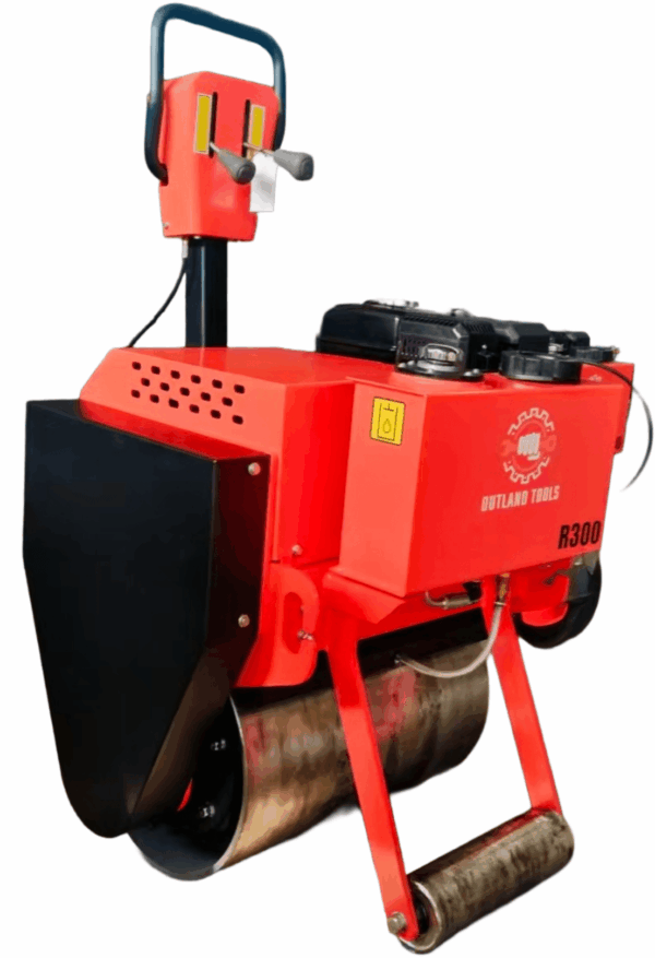 Single drum vibrating roller Petrol road roller Outland Tools R300