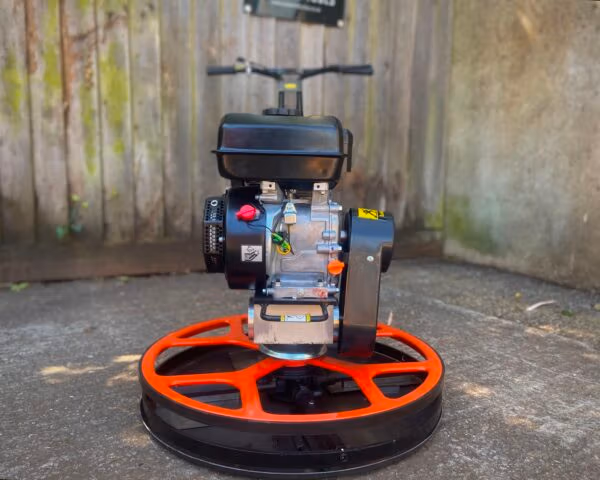 Petrol Power Float Power trowel 76cm wide edging machine Outland Tools PF24 FREE FINISHING PAN