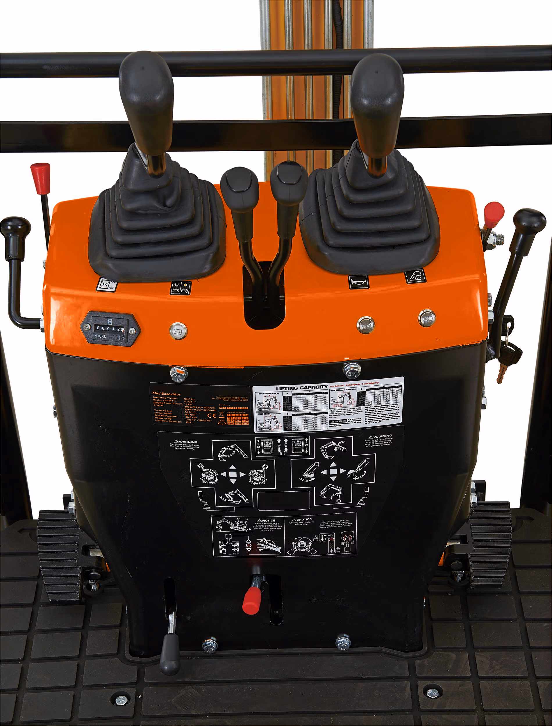 Mini digger Micro digger Outland tools MD100 1000kg Petrol engine with 200mm Bucket & ROPs (PRE-ORDER SPECIAL OFFER) - Image 2