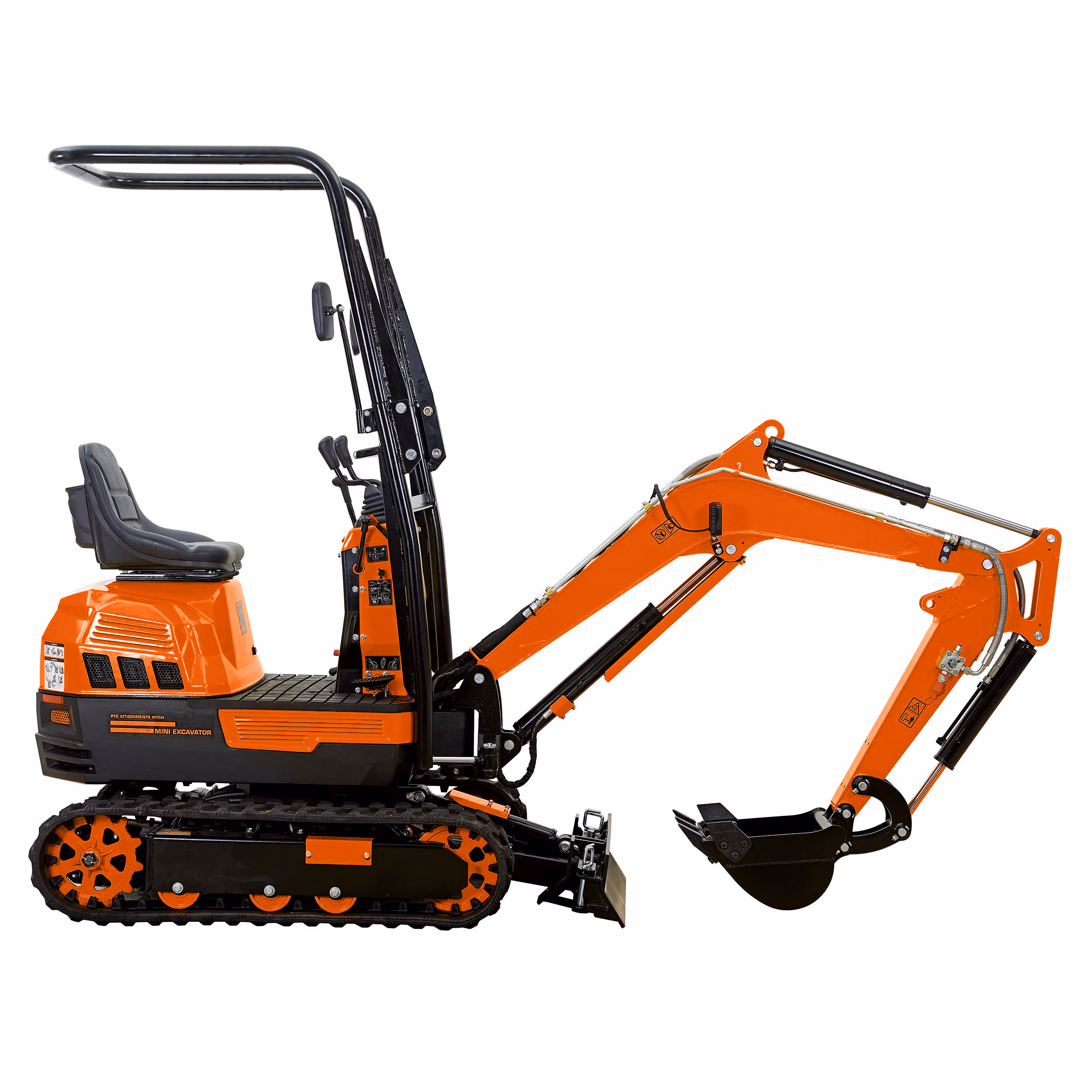 Mini digger Micro digger Outland tools MD100 1000kg Petrol engine with 200mm Bucket & ROPs (PRE-ORDER SPECIAL OFFER) - Image 3