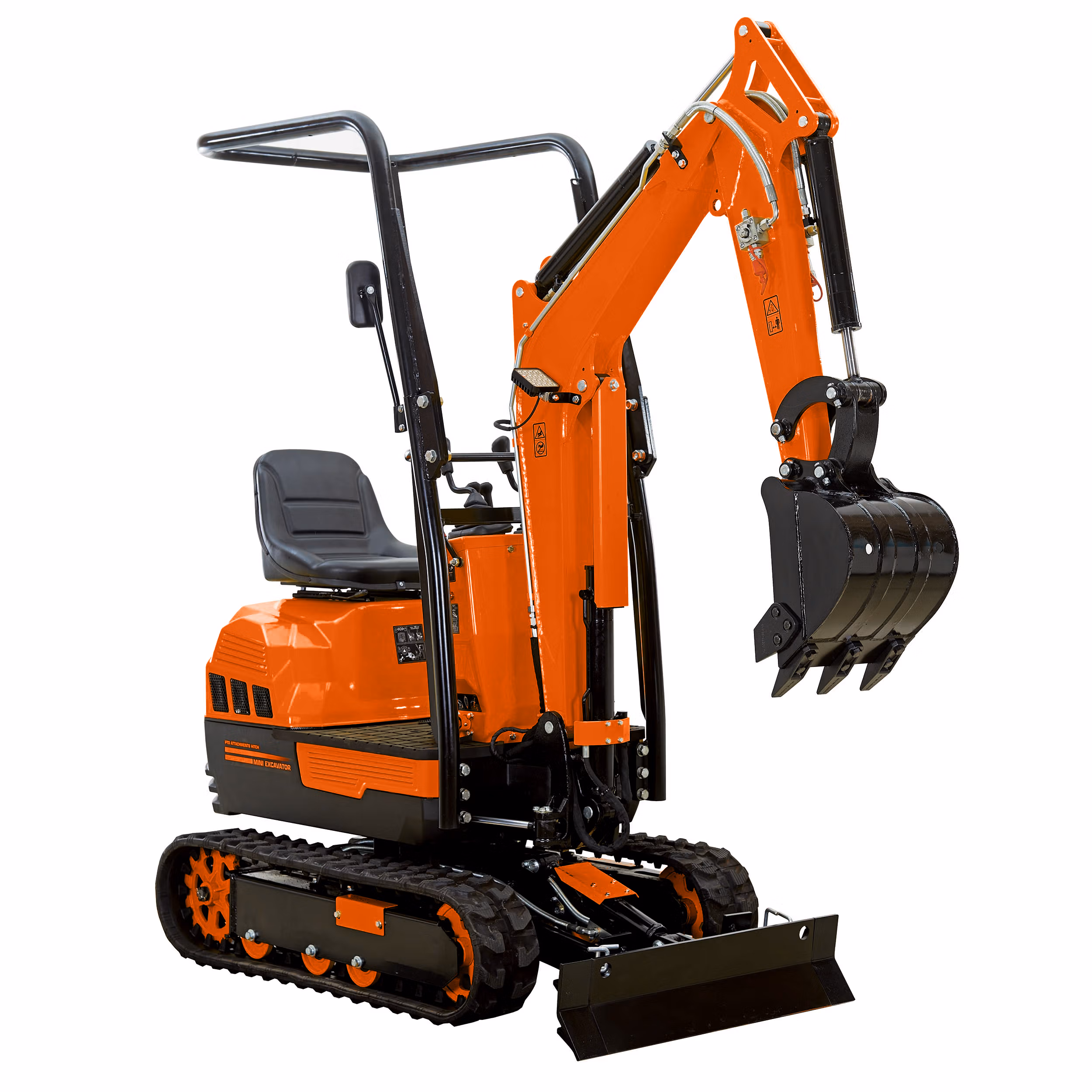 Mini digger Micro digger Outland tools MD100 1000kg Petrol engine with 200mm Bucket & ROPs (PRE-ORDER SPECIAL OFFER) - Image 4