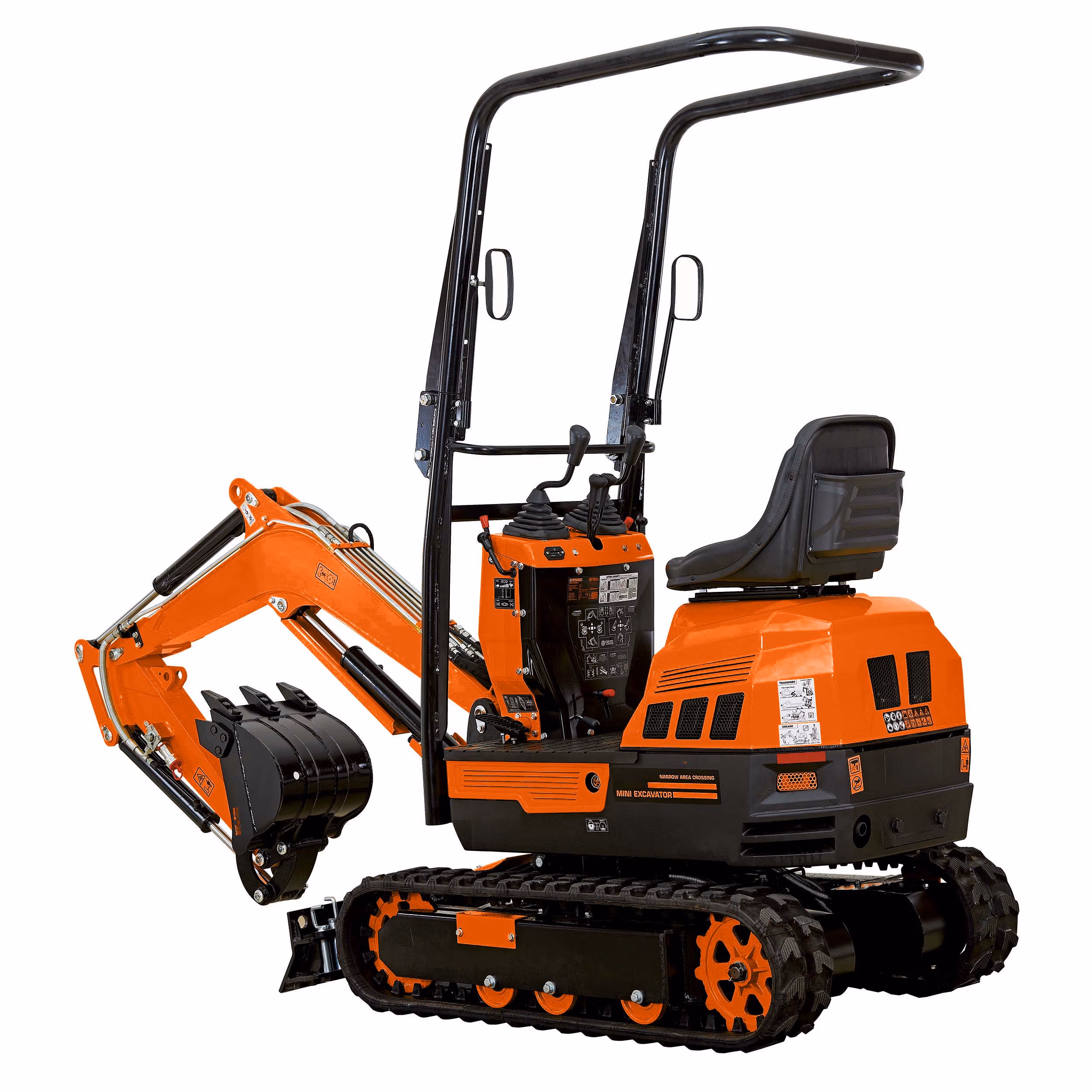 Mini digger Micro digger Outland tools MD100 1000kg Petrol engine with 200mm Bucket & ROPs (PRE-ORDER SPECIAL OFFER) - Image 6