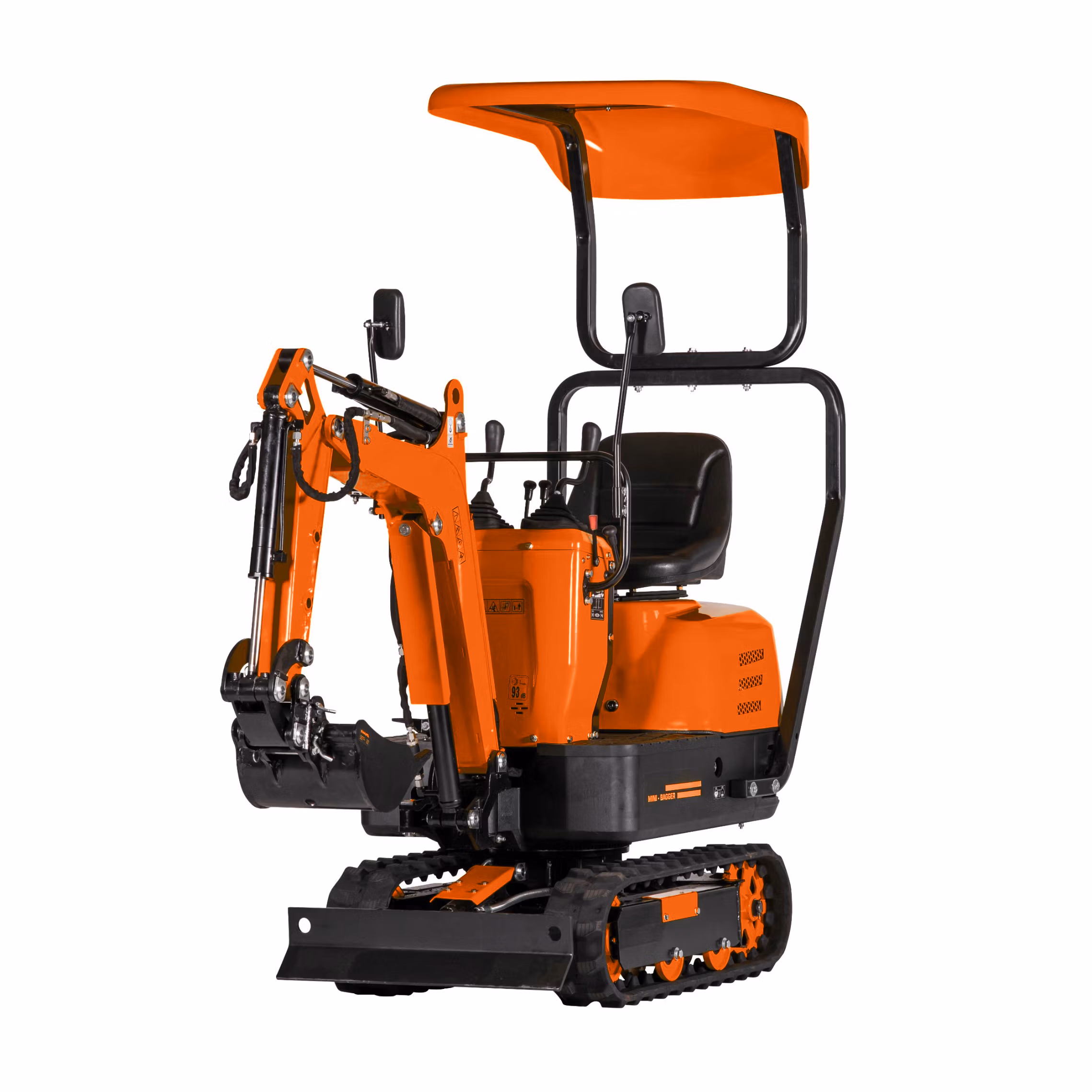 Mini Digger with ROPS 600KG Micro digger Outland Tools MD60 Inc 200mm Digging Bucket  (PRE-ORDER SPECIAL OFFER) - Image 9