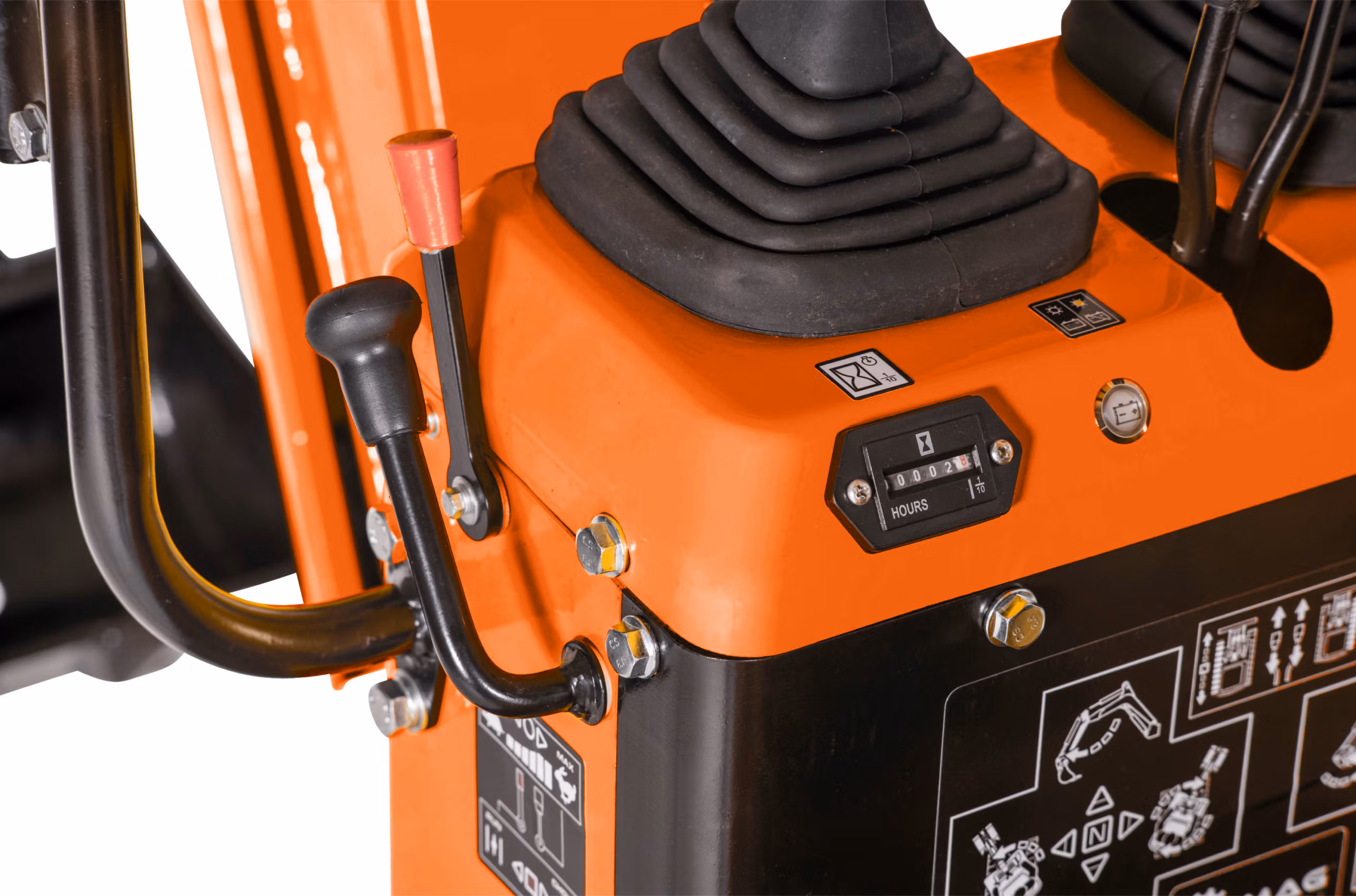 Mini Digger with ROPS 600KG Micro digger Outland Tools MD60 Inc 200mm Digging Bucket  (PRE-ORDER SPECIAL OFFER) - Image 5