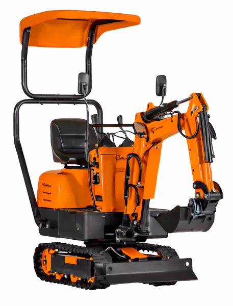 Mini Digger with ROPS 600KG Micro digger Outland Tools MD60 Inc 200mm Digging Bucket  (PRE-ORDER SPECIAL OFFER)