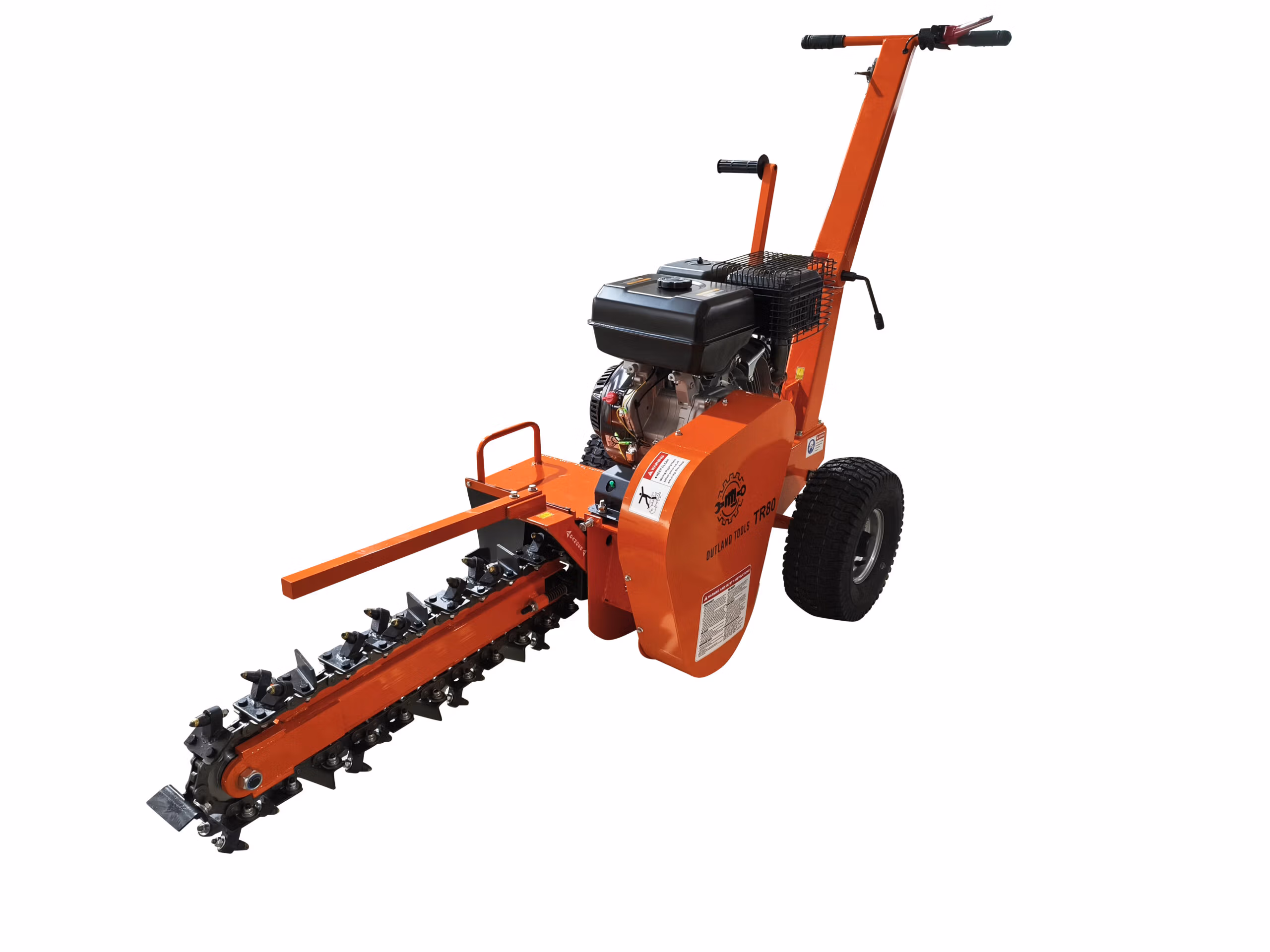 Petrol Trencher Chain trencher 60cm Depth 420cc Petrol engine Outland Tools TR80 - Image 6