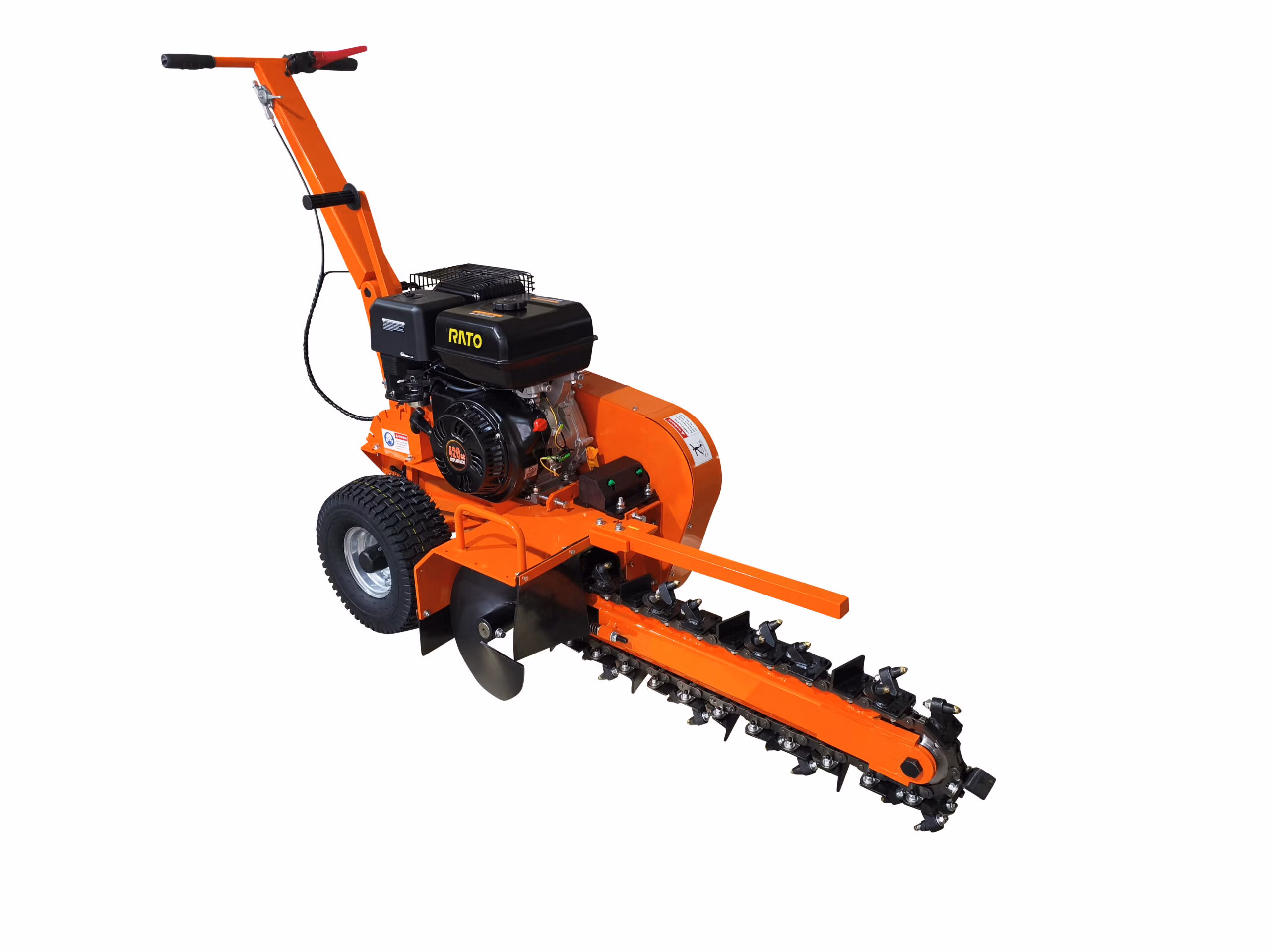 Petrol Trencher Chain trencher 60cm Depth 420cc Petrol engine Outland Tools TR80 - Image 5