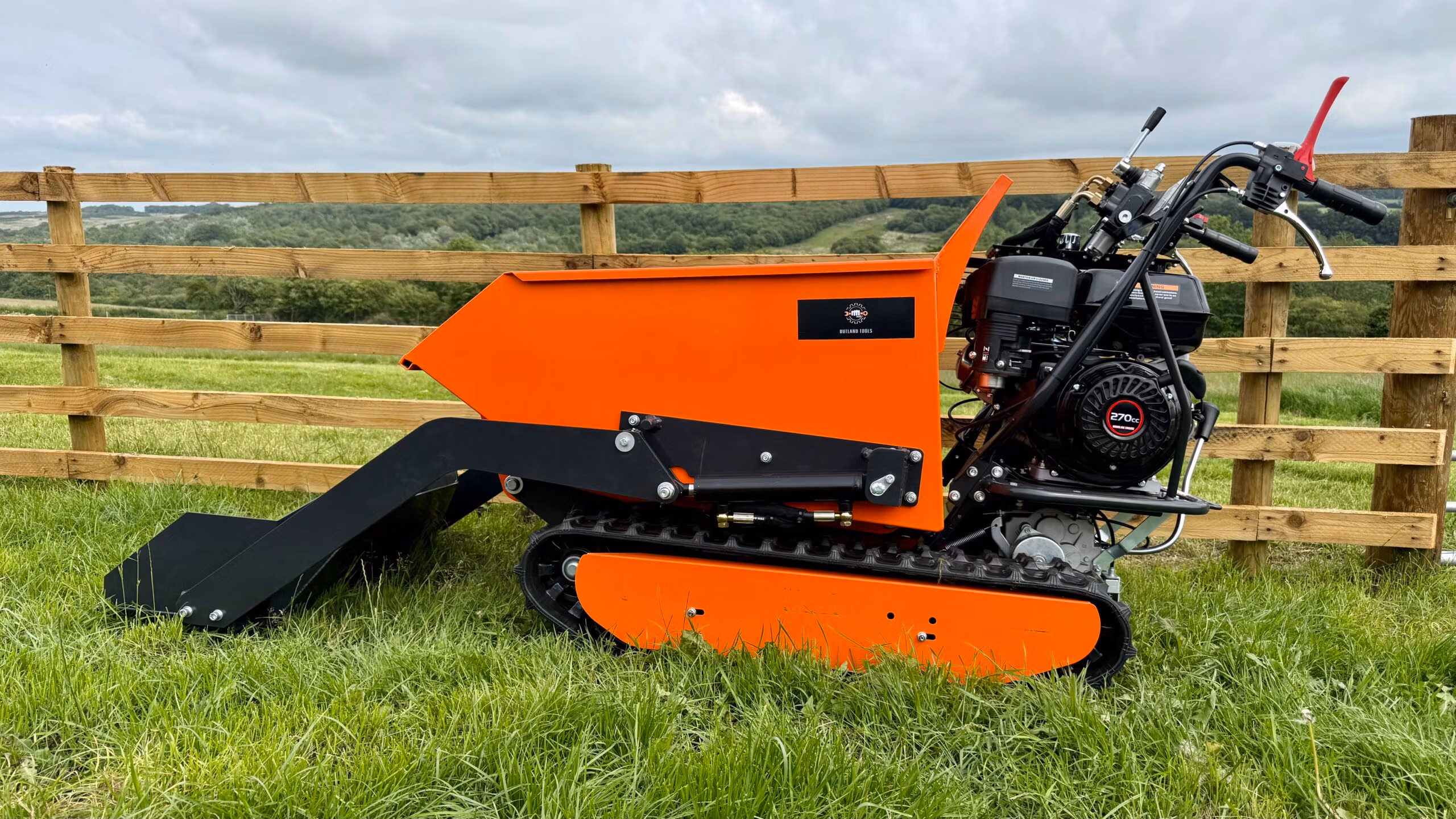 Mini Dumper hydraulic tip Power Barrow Outland Tools TD500HS with hydraulic tip Self Loader 500KG 3+1 gearbox - Image 2