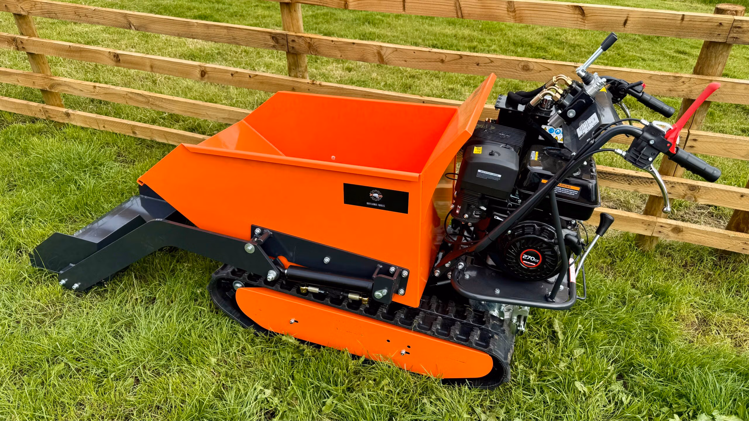 Mini Dumper hydraulic tip Power Barrow Outland Tools TD500HS with hydraulic tip Self Loader 500KG 3+1 gearbox - Image 3