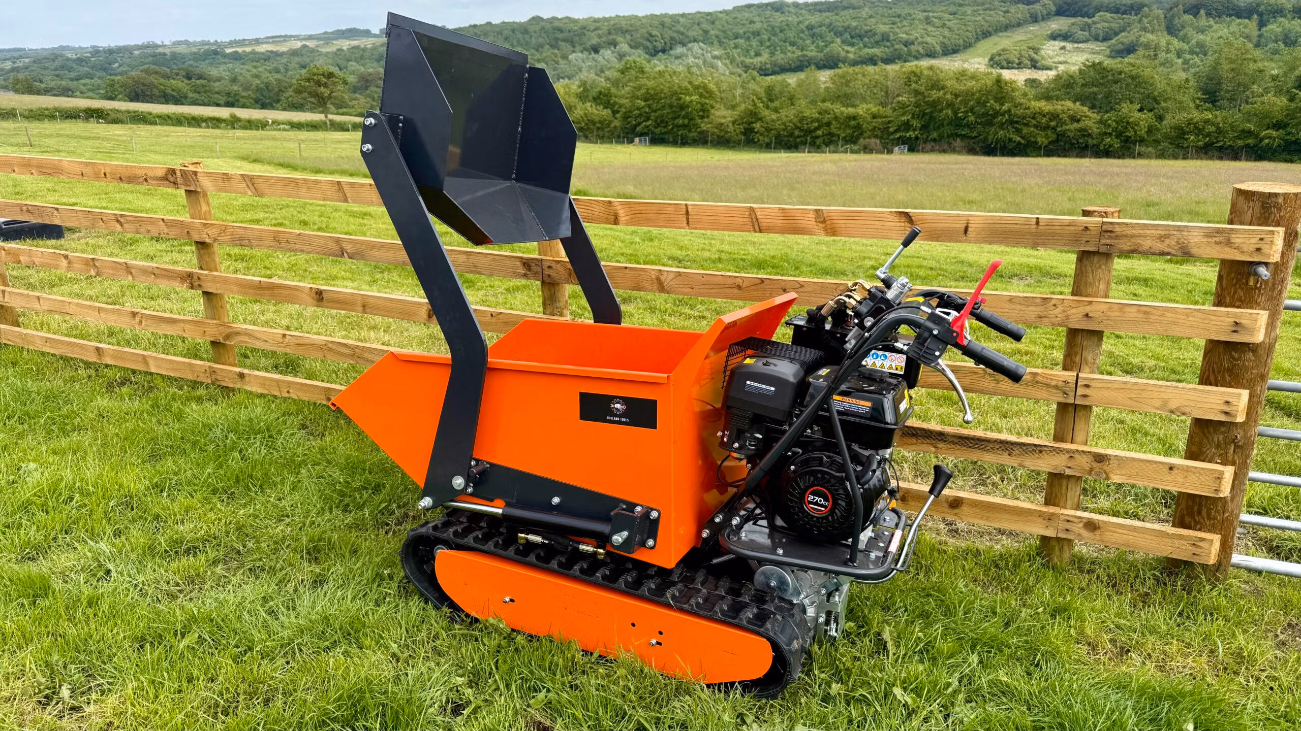 Mini Dumper hydraulic tip Power Barrow Outland Tools TD500HS with hydraulic tip Self Loader 500KG 3+1 gearbox - Image 4